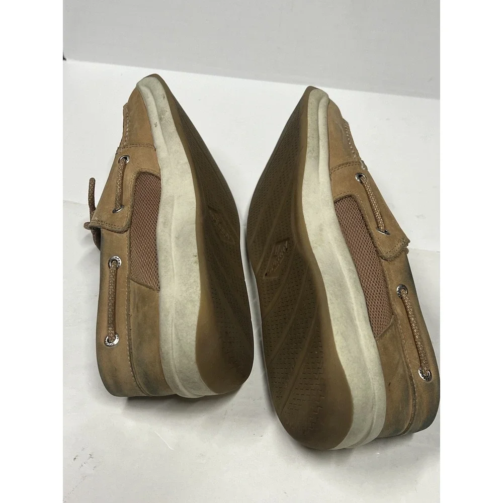 Sperry Top-Sider Men's Convoy 3-Eye‎ Linen Boat Shoes STS17627 Leather Size 13